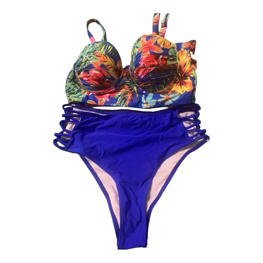 SHEIN 2!piece Hawaiian style bathing suit